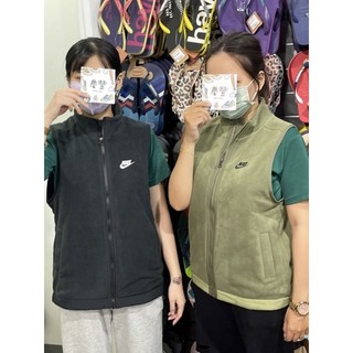 大罐體育👟 Nike 背心 Club Fleece Vest 男 黑 無袖外套 軍綠 防撕裂 大勾 DQ4899-010
