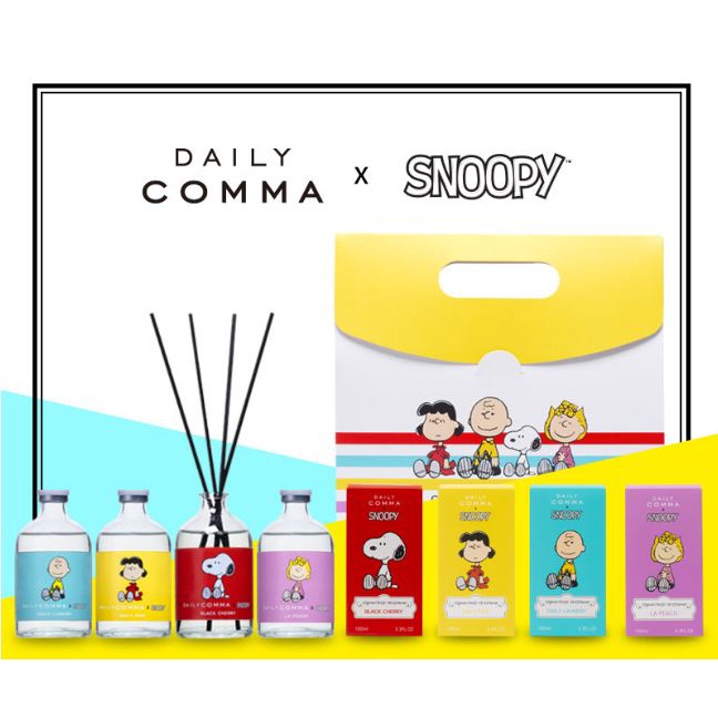 韓國 Daily Comma x SNOOPY史努比聯名居家擴香瓶 蝦米斯 小鋪  ✨電子發票✨ 有現貨✨