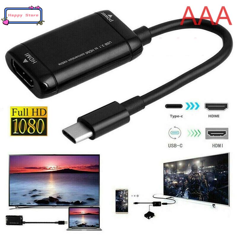 Type-C HDMI Converter Cable USB3.1 MHL Adapter for Android P