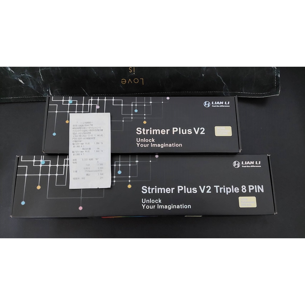 聯力 Strimer PLUS V2 24Pin + Strimer PLUS V2 TRIPLE 8Pin