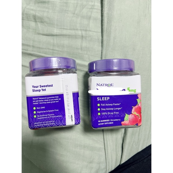 「現貨」美國購入 全新Natrol 🍓軟糖 5mg*90