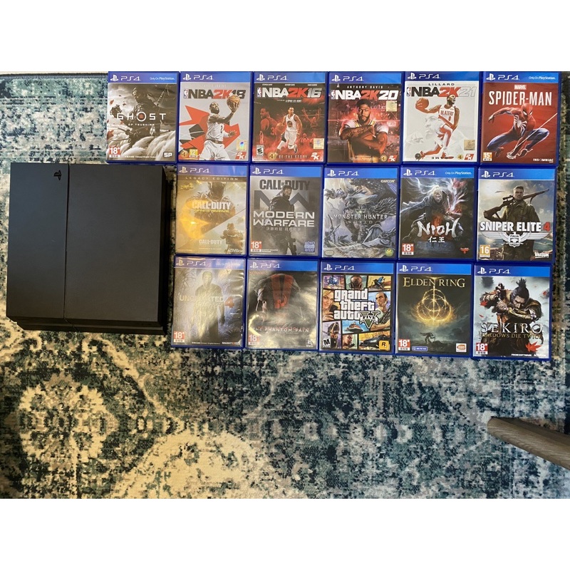 PS4 遊戲 艾爾登法環、 隻狼、對馬戰鬼、蜘蛛人、現代戰爭、Call of duty,2K21,2K18等