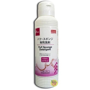 【JPGO】特價-日本製 大創 粉撲海綿清潔劑 中性洗劑 110ml