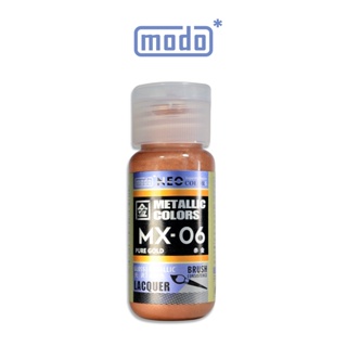 【modo摩多製造所】NEO瓶 全新二代金屬色 MX-06 MX06 赤金/30ML/模型漆｜官方賣場