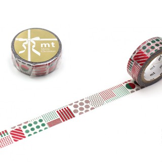 【莫莫日貨】日本進口 mt 2022 聖誕節 christmas 限定款 和紙膠帶 - 聖誕幾何圖案 MTCMAS131