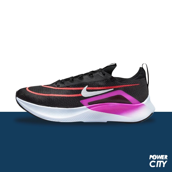 【NIKE】ZOOM FLY 4 運動鞋 慢跑鞋 黑 紅 紫 男鞋 -CT2392004 CT2392-004