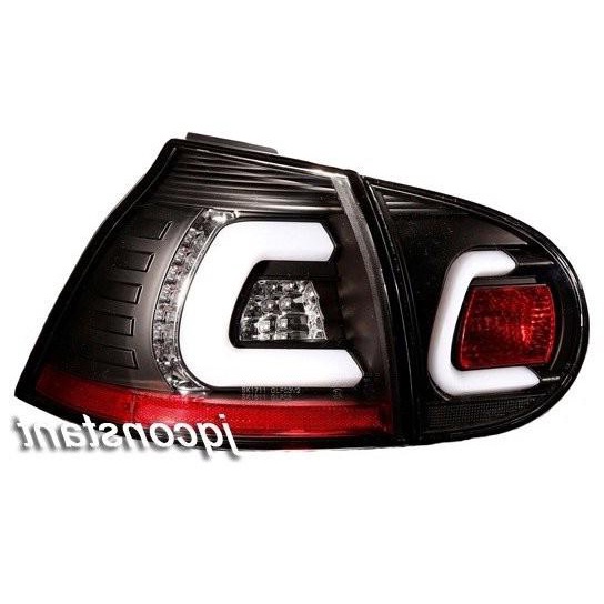 全新福斯 04-08年 GOLF 5 MK5 R32 GTI V2 C型 黑底 LED尾燈 一台分 LED方向燈