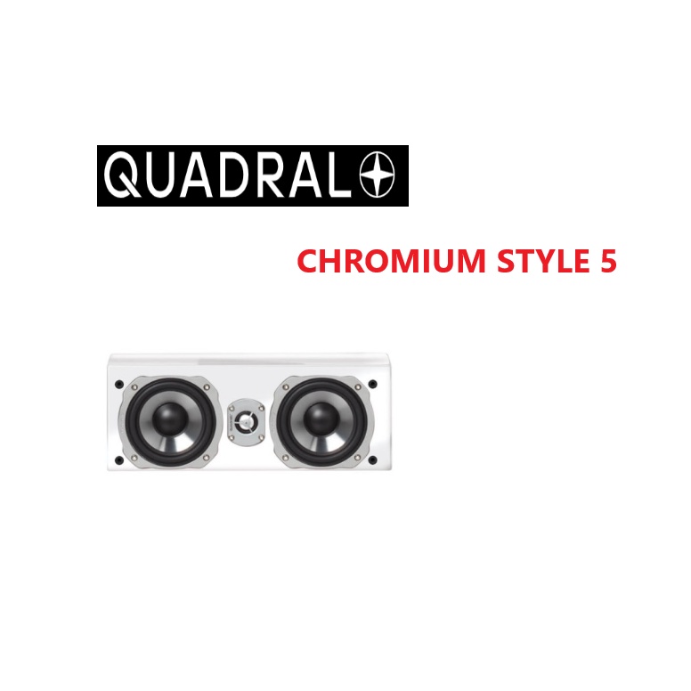 QUADRAL CHROMIUM STYLE 5 全新白色 中置喇叭 代購中