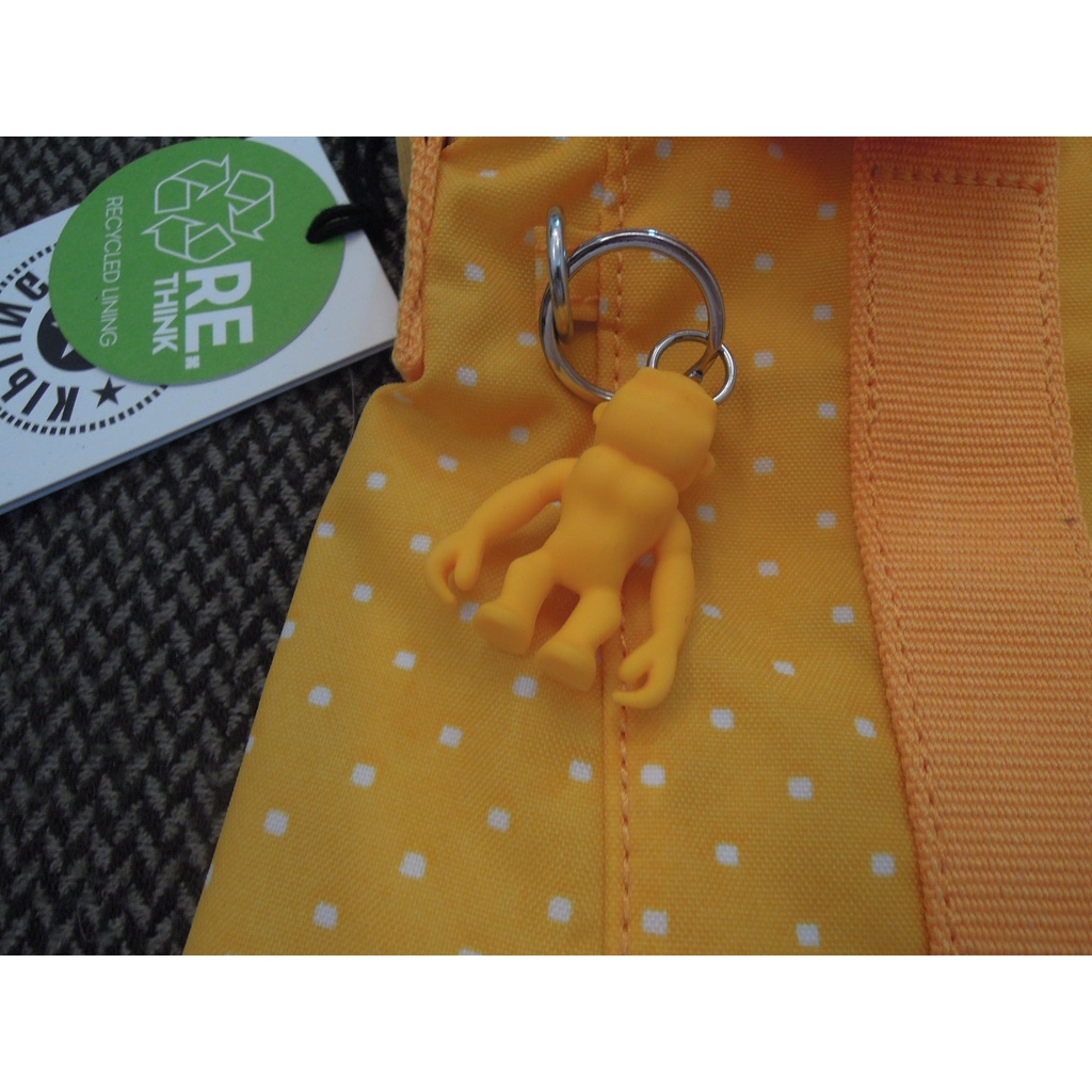 Kipling猴吊飾鑰匙圈(黃色