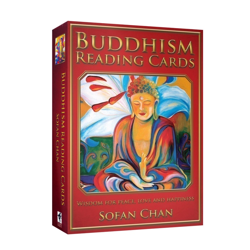 佛教訊息卡,贈中文翻譯｜Buddhism Reading Cards，傳遞和平、愛與幸福的智慧【左西】