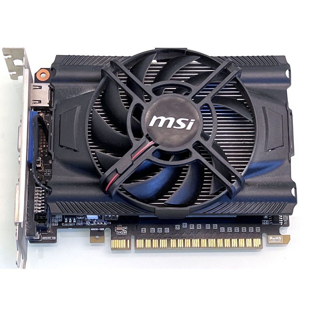 年終出清 自用 二手 MSI N650-2GD5/OC - 顯示卡