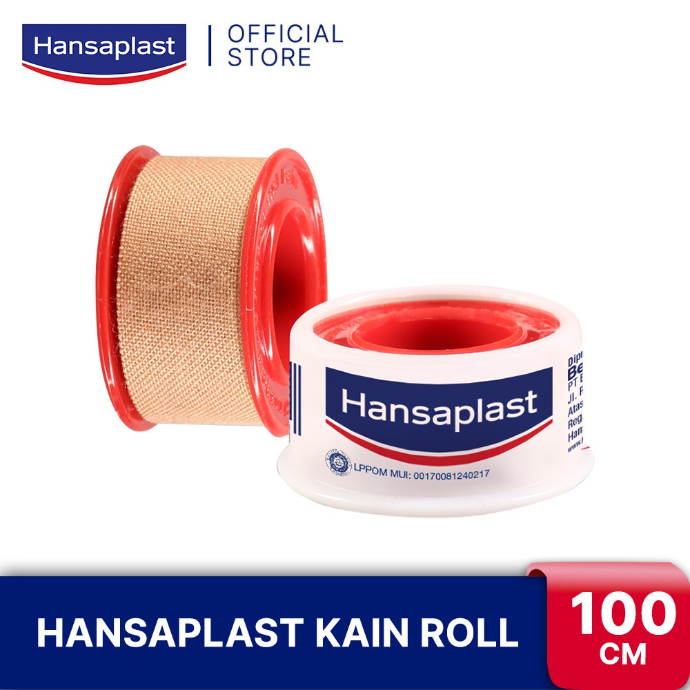 Hansaplast Kain Roll - 100 cm - Plester Berdaya Rekat