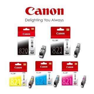 CANON 原廠墨水匣 PGI-820BK∣CLI-821BK∣CLI-821C∣CLI-821M∣CLI-821Y