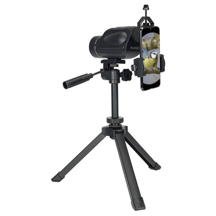 SVBONY SV49 變焦單筒望遠鏡套件 10-30X50mm 隨附三腳架和手機支架防水夜視 適合遠足露營旅行觀鳥