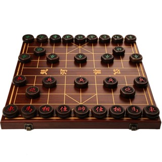 免運 中國象棋 實木高檔便攜折疊棋盤 大號木質成人套裝 兒童學生送長輩 聖誕禮物 交換禮物