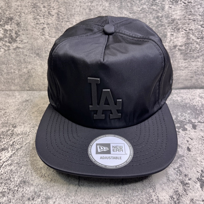 NEW ERA x LA 洛杉磯 道奇 9FIFTY SNAPBACK 防潑水 黑色經典基本款排扣棒球帽平簷帽全新正品