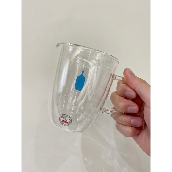 [現貨］Blue bottle藍瓶透明雙層玻璃杯 10oz