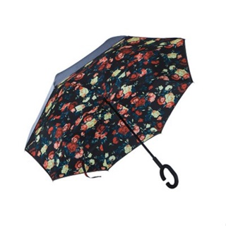 【米菈生活館】雨傘 反向傘 遮陽 雙層傘 C型雙層反向傘 外出傘 C行手把