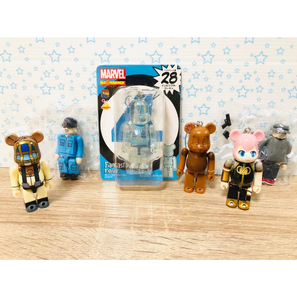 庫柏力克熊 BE@RBRICK 迪士尼 happy賞 漫威英雄 黛西 初音 造型吊飾 公仔 積木人