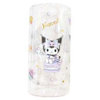 【現貨】小禮堂 酷洛米 無把雙層玻璃杯 250ml (女僕咖啡)