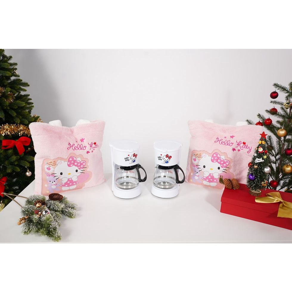 7-11 超商預購 聖誕福袋 福袋 Kitty 凱蒂貓 絨毛托特包 咖啡機 三麗鷗 KT 手提包 Hello Kitty