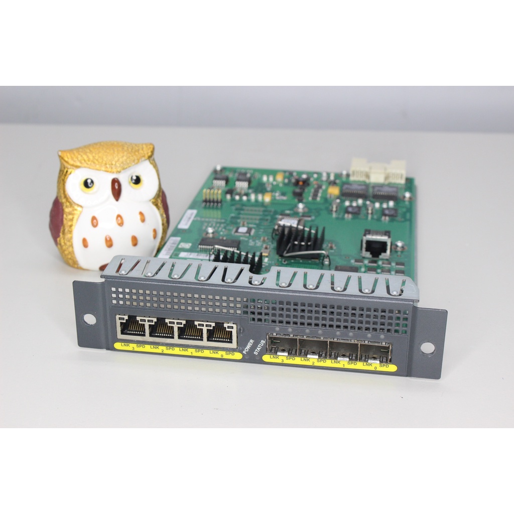 thumbnail image 2 of Cisco SSM-4GE 4-Port Gigabit Firewall Security Module – ASA 5500 Series, SFP/RJ45, Clean Used 2 of 4