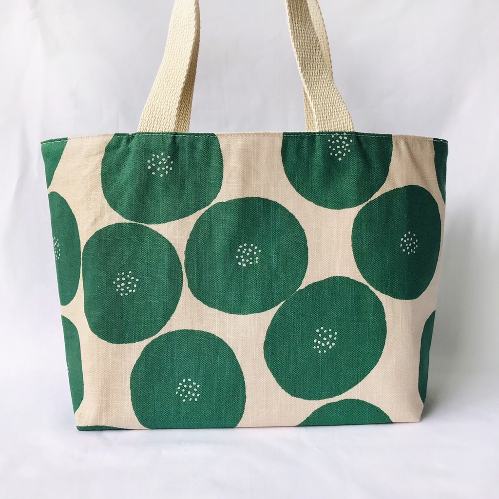 【一期一會】手作 紅豆麵包-綠 手提袋 手提包 手腕包 便當袋 媽媽包 日本MUDDY WORKS