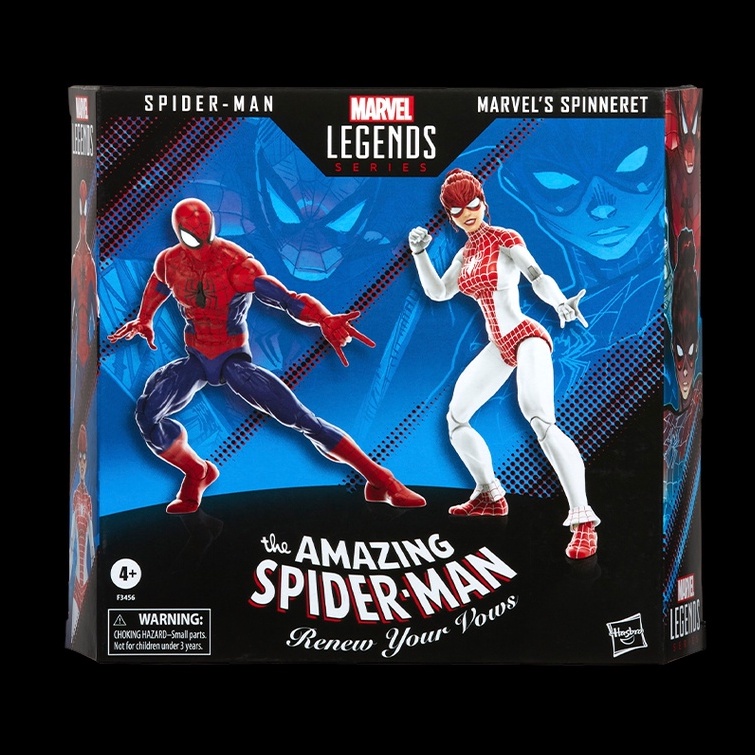 全新現貨 美版 漫威 marvel legends 蜘蛛人 雙人包 瑪莉珍 吐絲 Spiderman Spinneret