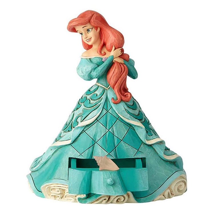 Enesco精品雕塑 Disney 迪士尼 小美人魚 愛麗兒小物抽屜居家擺飾 EN95949