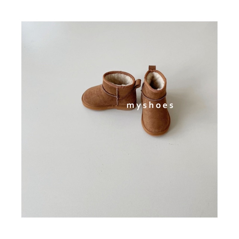 ◆現貨+預購◆ 𝔸ℙ𝕌𝕄𝕆𝕄𝕂𝕀𝔻𝕊正韓童裝ᴷʳ｜冬。myshoes 翻玩品牌童款雪靴