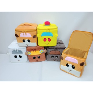 【娃娃市集】天竺鼠手提收納盒 馬鈴薯收納盒 巧克力收納盒 警車收納盒 西羅摩收納盒 泰迪收納盒