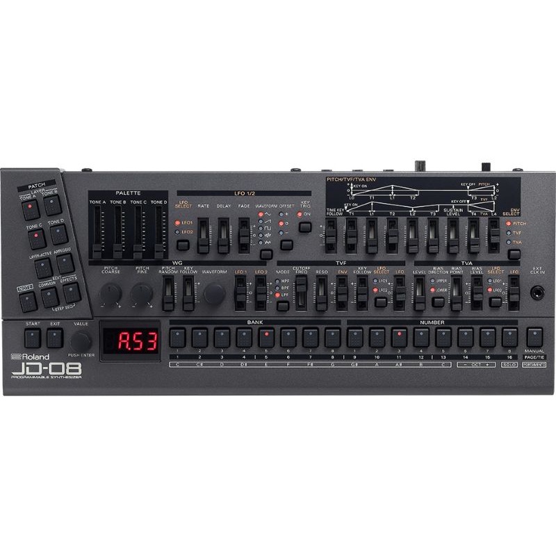 【錄音室】Roland Boutique JD-08 JD-800 合成器音源 編曲創作 音樂製作 日本流行樂 小室哲哉