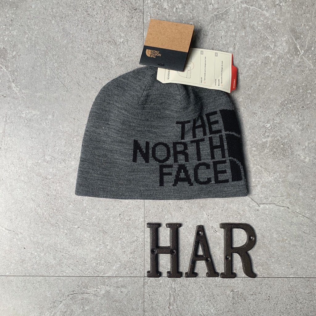 [海鹿馬]The north face 北臉 北面 毛帽 雙面可帶 帽子 保暖 男女可戴