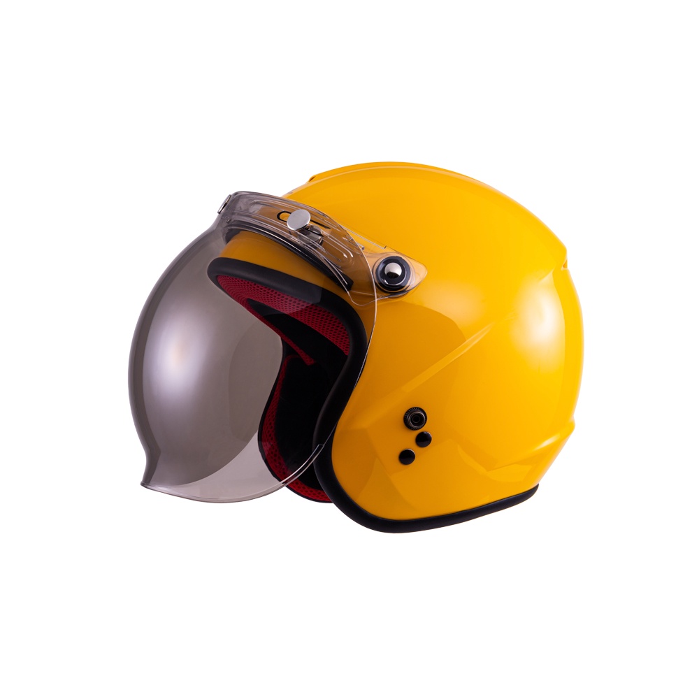 【SOL Helmets】SO-9K兒童開放式安全帽 (素色_黃) ｜ SOL安全帽官方商城