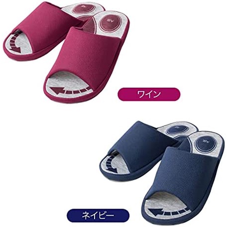 翃信HS-日本可水洗美腿舒壓3D氣墊室內拖鞋