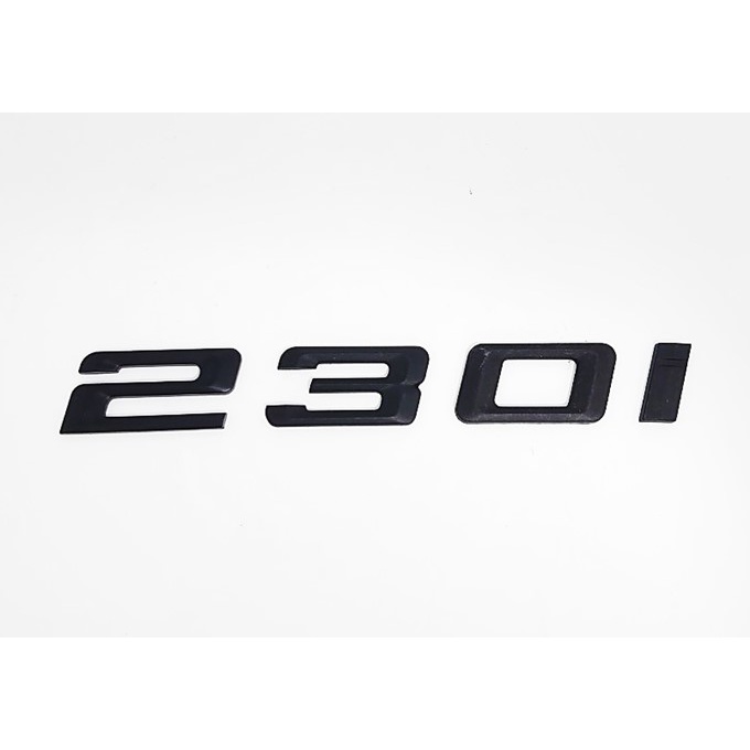 圓夢工廠 BMW 2系列 F45 F46 230I 230i 後車箱 改裝 消光黑車標 車貼 字貼 字標 同原廠款式