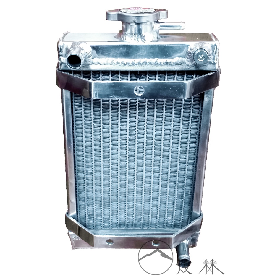 加密款【炆林】HONDA SYM dio 50 改裝用 全鋁加大加厚水冷散熱器 通用型