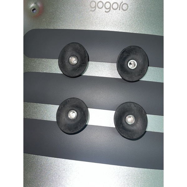 Gogoro 原廠 1代 鋁合金踏墊 轉接套管附螺絲