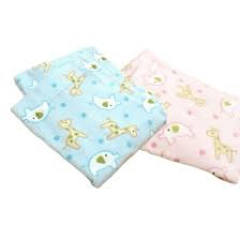 日本西川 長頸鹿大象嬰兒四方巾/浴巾/包巾（90X90cm)
