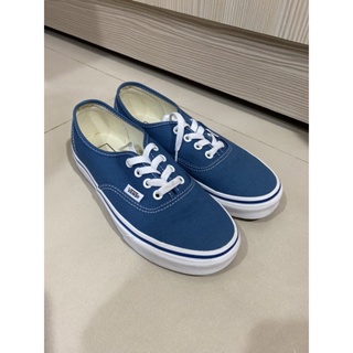 Vans藍色休閒懶人鞋(尺寸23）