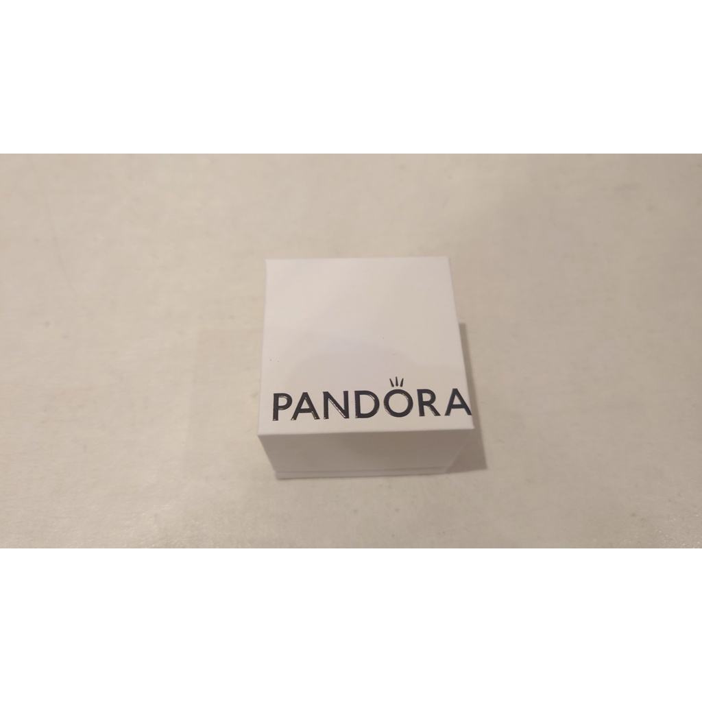 【保存良好品牌紙盒】潘朵拉 Pandora 白色 黑字 首飾盒