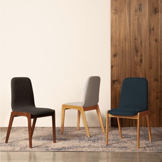 輝葉良品 橡膠木餐椅 HYG-611-DNC_(橡膠木/布餐椅)