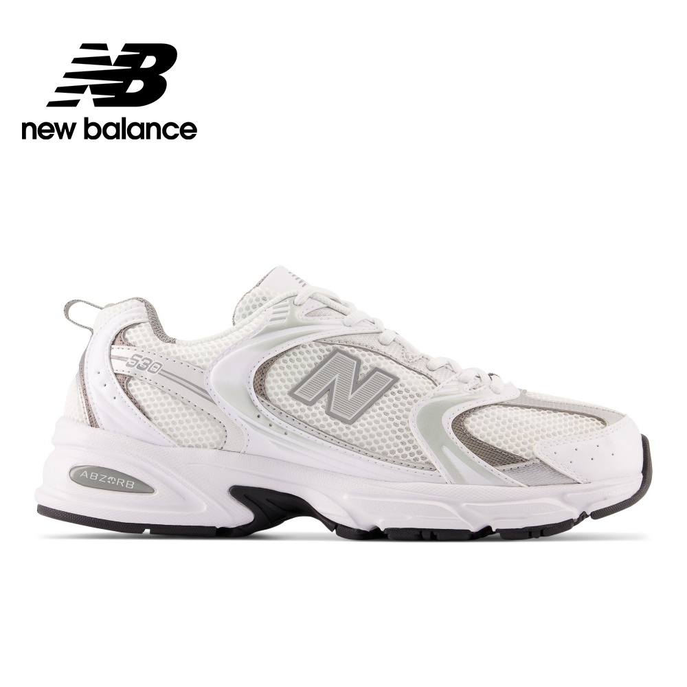 【New Balance】 NB 復古運動鞋_中性_白灰色_MR530AD-D楦 530