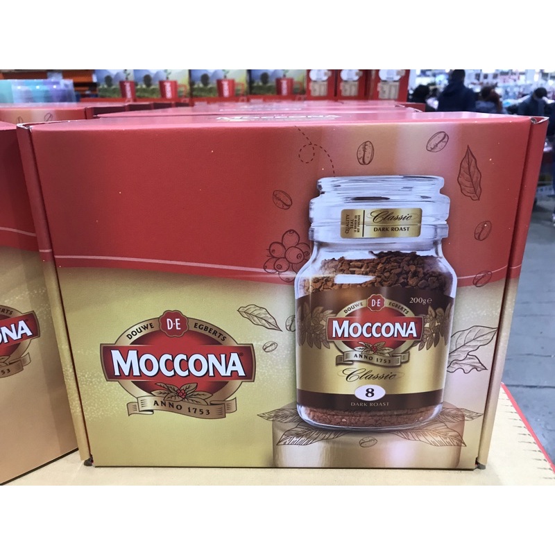 Moccona 中烘焙即溶咖啡粉 400公克 / Moccona 經典深焙即溶咖啡粉 200公克 X 2罐