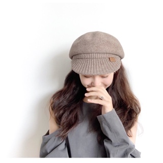 《Mino呦》100%羊毛日本製🇯🇵Vivienne Westwood土星皮標復古報童帽 貝雷帽 毛帽