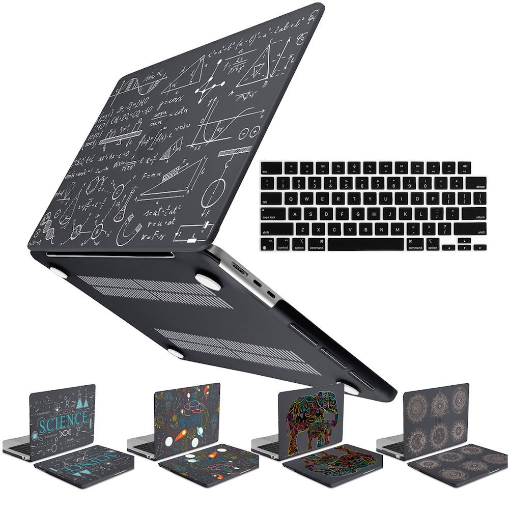蘋果筆電保護殼 Pro Air 13 14英寸霧面殼 適用於MacBook M3 M2芯片 Pro/Max外殼帶鍵盤膜