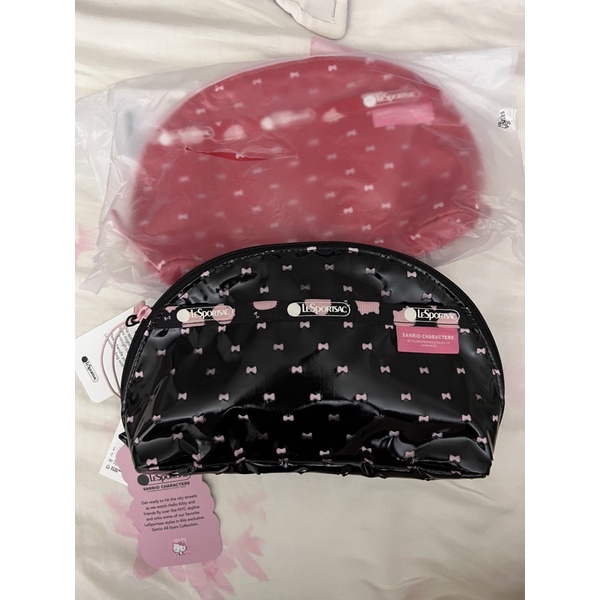 Lesportsac x SANRIO三麗歐 hello kitty 聯名三層收納包。聖誕節交換禮物。3453。