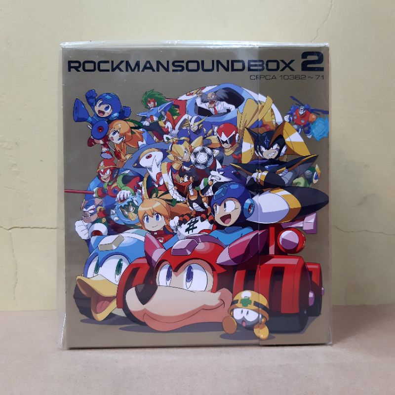 DSC☆全新 現貨 日版 洛克人 原聲帶 十枚入 Rock Man Sound Box2 CD OST 音樂 遊戲 電玩