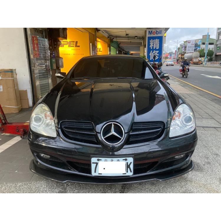 賓士 Benz R171 SLK Y款碳纖維前下巴 SLK200前下巴 SLK300前唇 SLK350前下巴