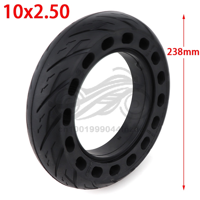 10 英寸實心輪胎 10x2.50 輪胎適合電動滑板車平衡驅動自行車輪胎 10x2.5 充氣輪胎和內胎